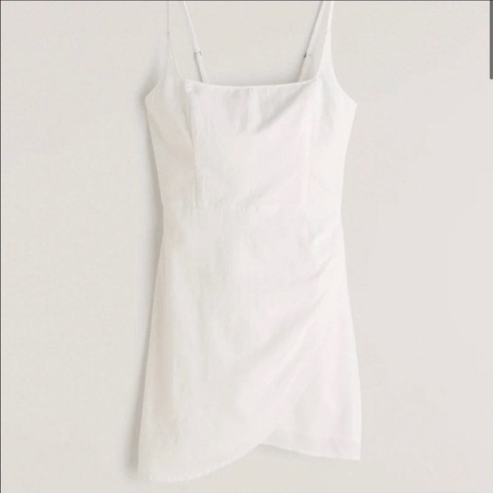 NWT Abercrombie & Fitch White Linen Dress